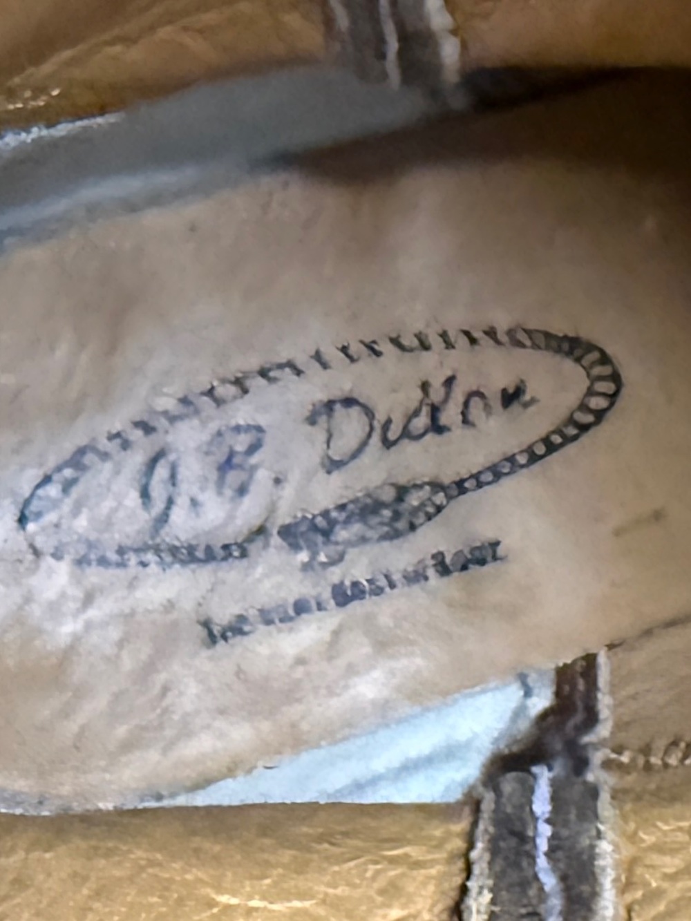 J.B. Dillon women's distressed goat leather brown western cowgirl boots size 6.5 - Picture 7 of 9